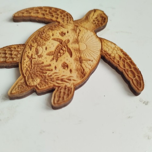 Wooden turtle decorative item made to order