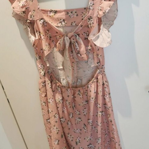 Glamorous floral dress size S like new, pink