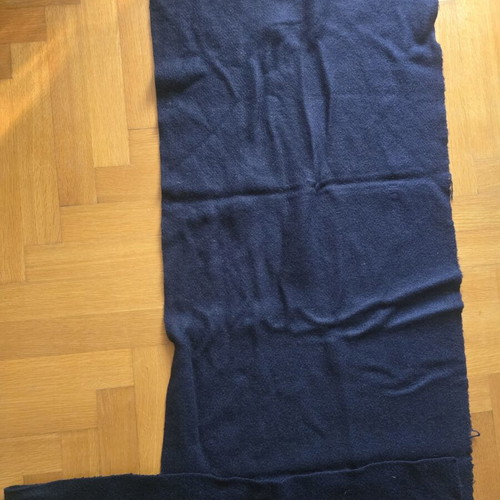 Wool fabric used, dark blue piece 2.40m