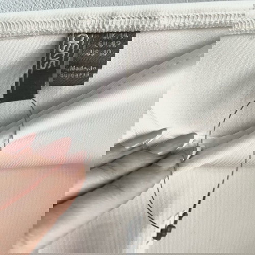 ASOS бял crop top нов, размер XL