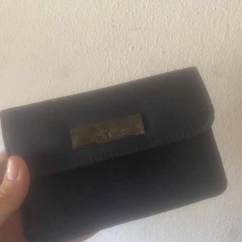 Women's wristlet bag like new, dark blue