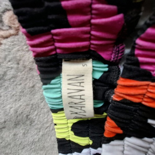 Karavan fabric pants multicolor like new, size S