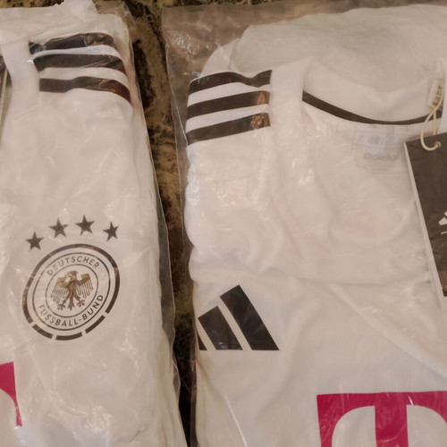 Deutscher Fussbal-Bund jerseys new, size XL, pack of 2