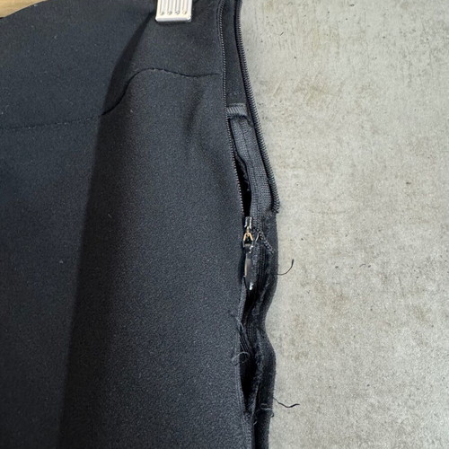 Culotte trousers Zara black, used, side zipper needs repair