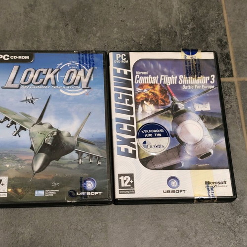 Air Combat and Flight Simulators used, good condition, 2 pieces