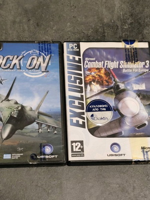 Air Combat and Flight Simulators used, good condition, 2 pieces