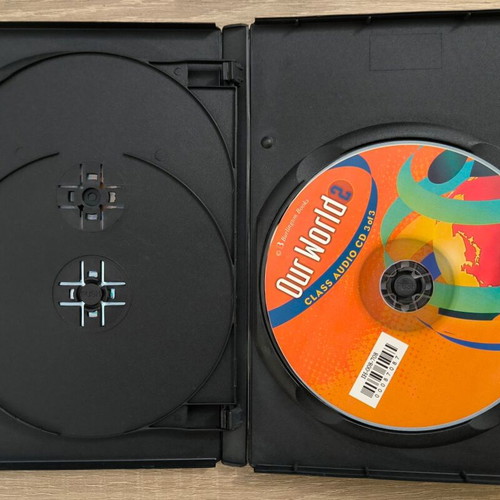 Our World 2 Burlington class audio CDs new