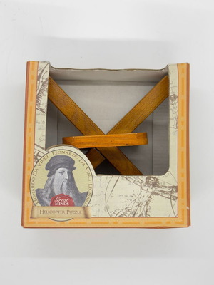 Great Minds Leonardo da Vinci Helicopter Wooden Puzzle