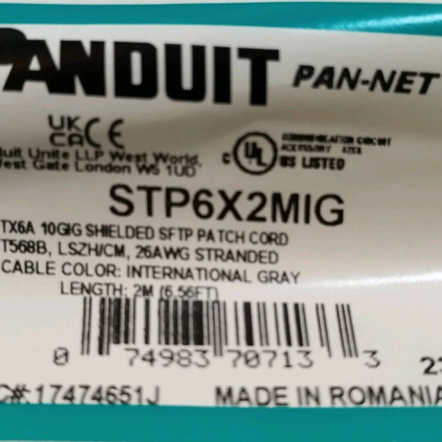 Ethernet internet cable new, 2m length