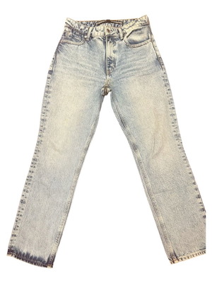 Alexander Wang jeans like new with back zipper, turquoise
