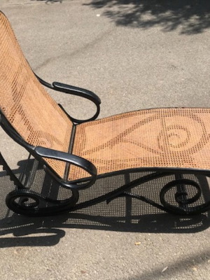 Ψαθοτό ανάκληντρο μεταχειρισμένο, antique model 9702, Michael Thonet 1920s