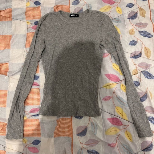 Small Waste Effect blouse gray like new size XS