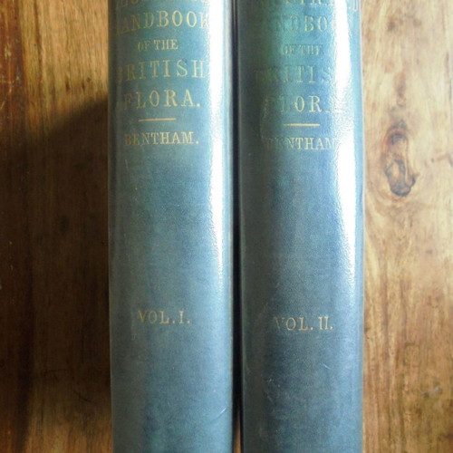 Handbook of the British Flora 2 volumes used, 1865