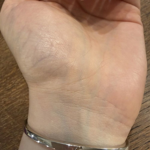 Handcuff bracelet new, stainless steel with zircon