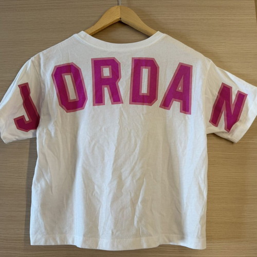 Jordan by Nike crop T-shirt white size L 12-13 years like new