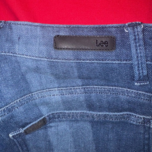 Jean Lee body optix cropped blue pants like new, size S