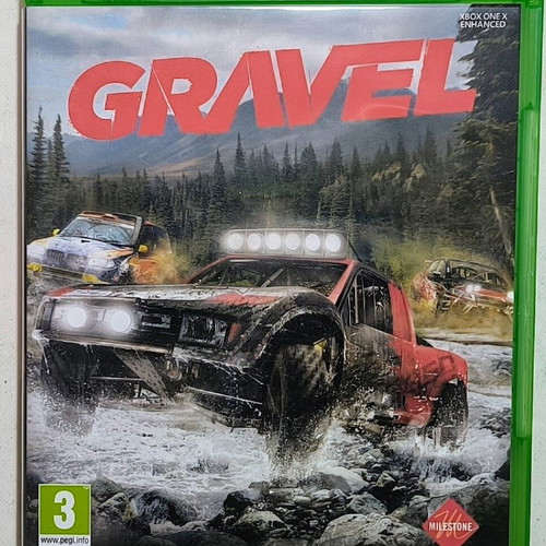 Xbox One Gravel game like new, in English