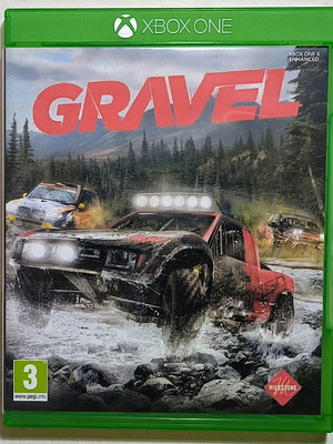 Xbox One Gravel game like new, in English