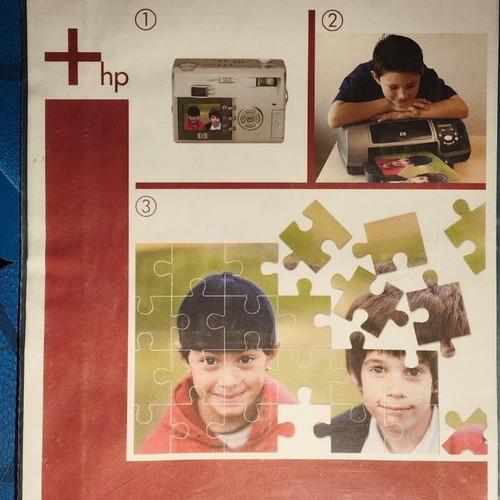 HP Puzzle Photo Papers packs original in excellent condition, 10 A4 sheets