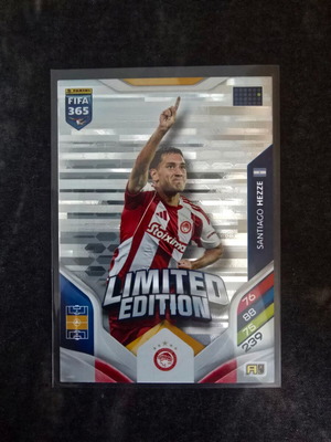 Κάρτα Panini Limited Edition Santiago Hezze FIFA 365 2026 σε εξαιρετική κατάσταση