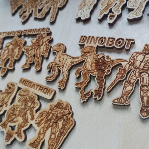 Transformers Beast Wars wooden decoration, 10cm, custom order