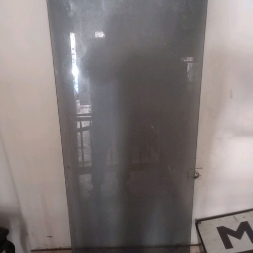 Securit tempered safety glass grey tinted 150x50 cm like new