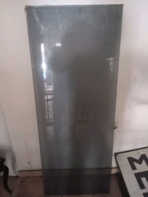 Securit tempered safety glass grey tinted 150x50 cm like new