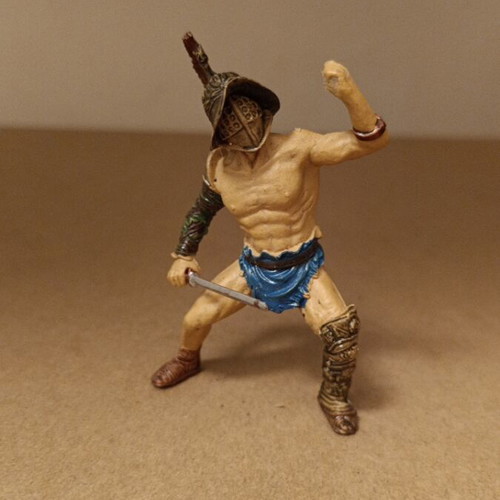 Chap Mei gladiator and action soldier figure set, used