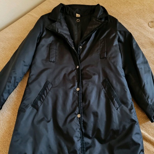Ikks trench coat used, black, size 150