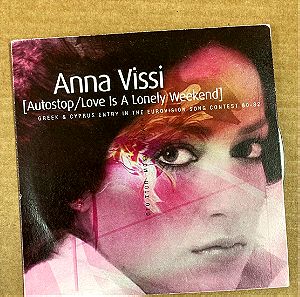 Άννα Βίσση - Autostop, Love is a lonely weekend CD Σε καλή κατάσταση Τιμή 9 Ευρώ