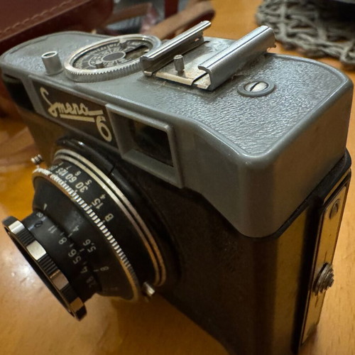 Smena 35mm camera used, Soviet Union 1961
