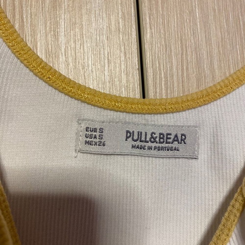 Pull & Bear top like new, white, size S