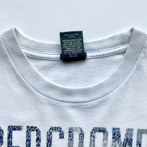 Abercrombie & Fitch Men's Muscle Fit T-shirt Size S White Like New