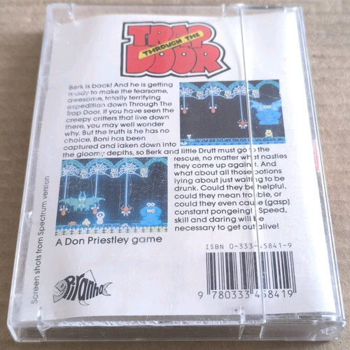 Through The Trap Door (Piranha) Amstrad cassette like new