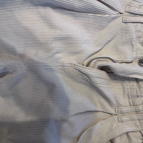 Corduroy women's pants Bershka beige like new size 34