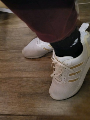 Adidas ανδρικά sneakers μεταχειρισμένα, λευκά, μέγεθος 44