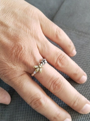 Δαχτυλίδι ανοιγμένο καινούργιο από κράμα ψευδάργυρου