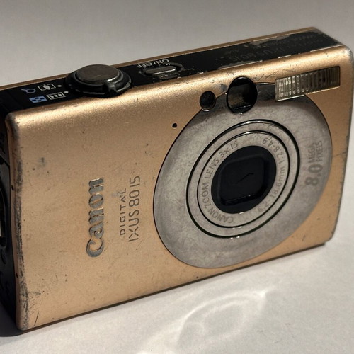 Canon IXUS 80IS compact digital camera for parts