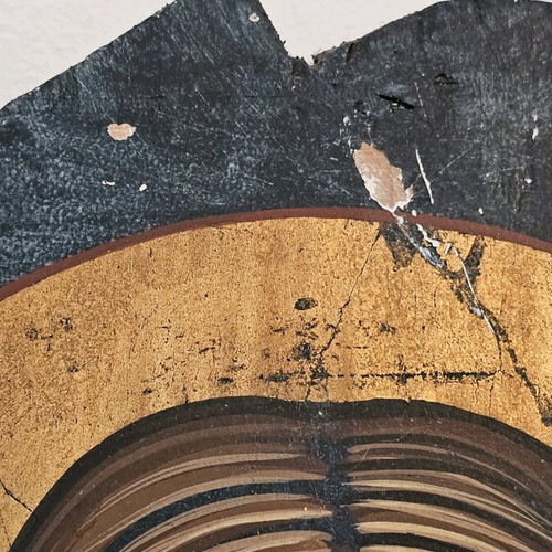 Wooden Icon Face of Christ in Like New Condition