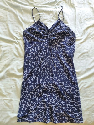 Lingerie dress nightgown Yamamay like new, blue multicolor