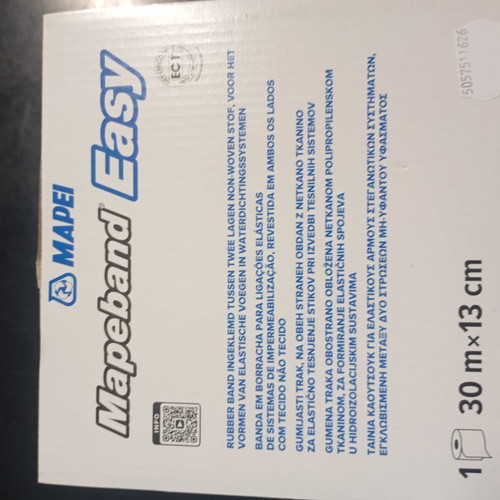 Mapei Mapeband Easy waterproofing tape 30 m new
