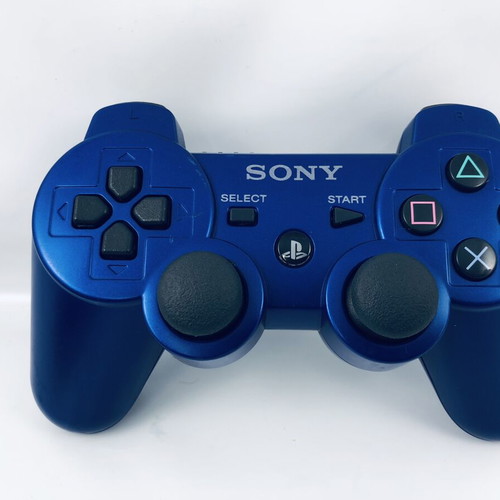 Blue PS3 PlayStation 3 controller with 3m charging cable VX7 165