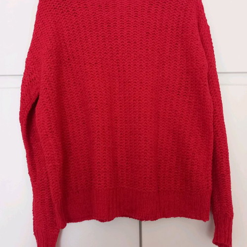 Mango knitted sweater red size M like new