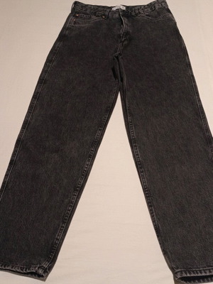 High-waisted jeans like new, gray, size 40
