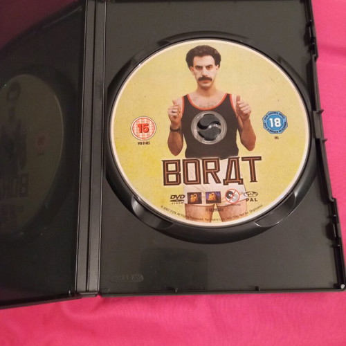 Borat DVD like new, comedy action adventure, subbed