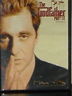 The Godfather Part III DVD with subtitles, classic gangster movie