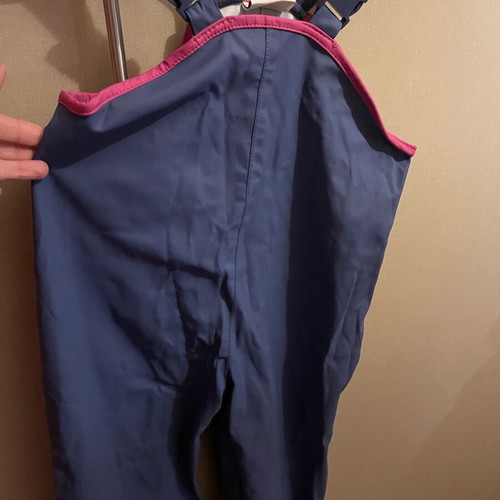 Children's waterproof overall size 6 years like new, blue
