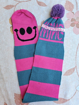 Children's scarf like new, multicolored