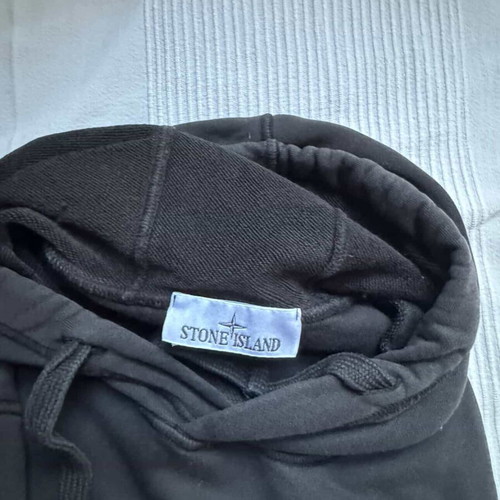Stone Island black hoodie size medium like new