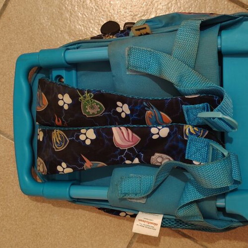 Paw Patrol Toddler Bag with Wheels and Extendable Handle used